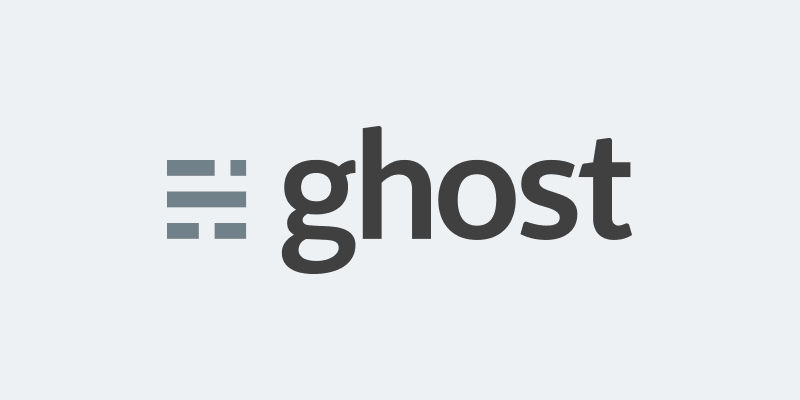 Logo ghost. Gaat dit bloggen met Wordpress vervangen?