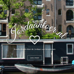 Screenshot website Jordaantoer.nl.
