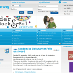 Screenshot website Bibliotheek Waterweg Schiedam.