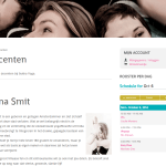 Screenshot docent detail van Sukha Yoga Amsterdam.