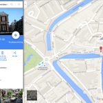 Screenshot de Bibliotheek Schiedam Mijn Bedrijf op Google Maps.