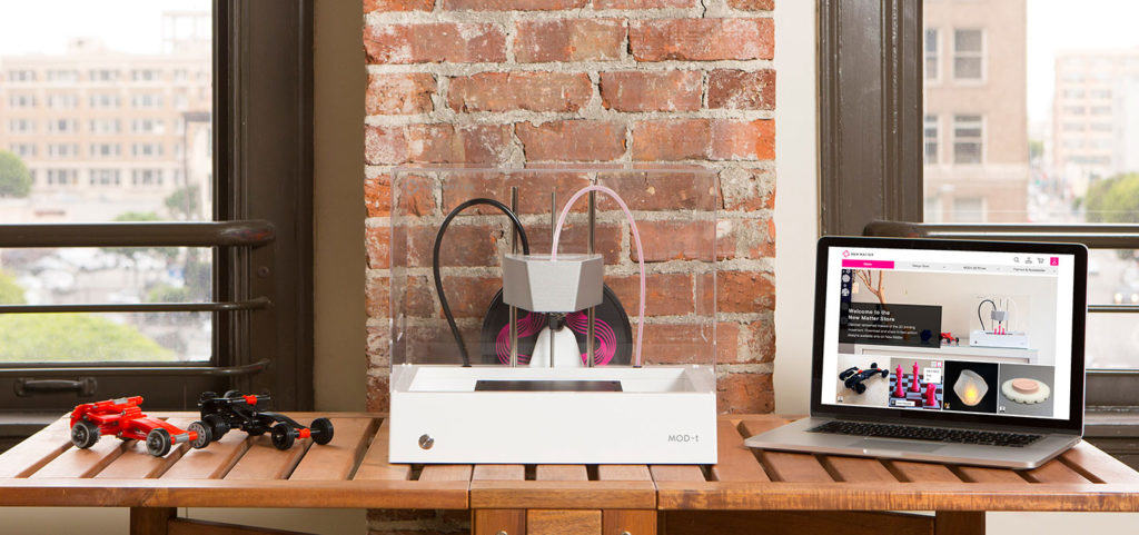 Persfoto van de New Matter MOD-t 3D printer