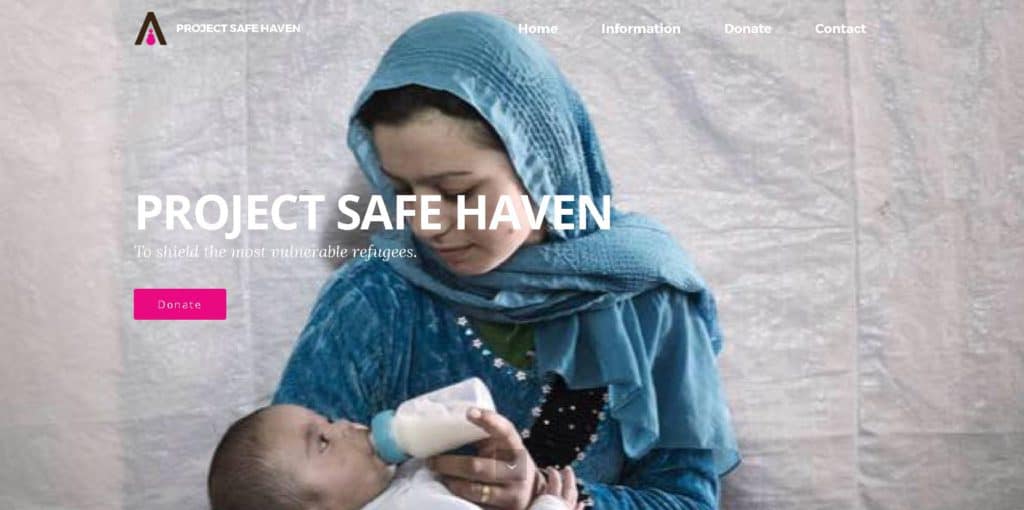 Screenshot Project Safe Haven - Home