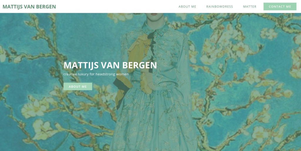 Screenshot Mattijsvanbergen.com - Mattijs van Bergen - Home